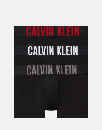 Calvin Klein 3 Pack Black Multi Trunks