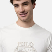 Polo Crest Embroidered White T-Shirt