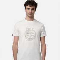 Polo Crest Embroidered White T-Shirt