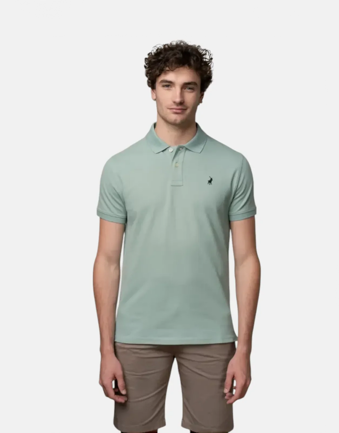 Polo Pique Aqua Golfer