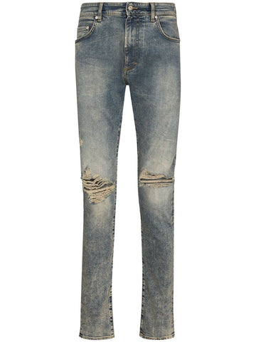 REPRESENT RIPPED-DETAILING SKINNY JEANS