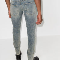 REPRESENT RIPPED-DETAILING SKINNY JEANS