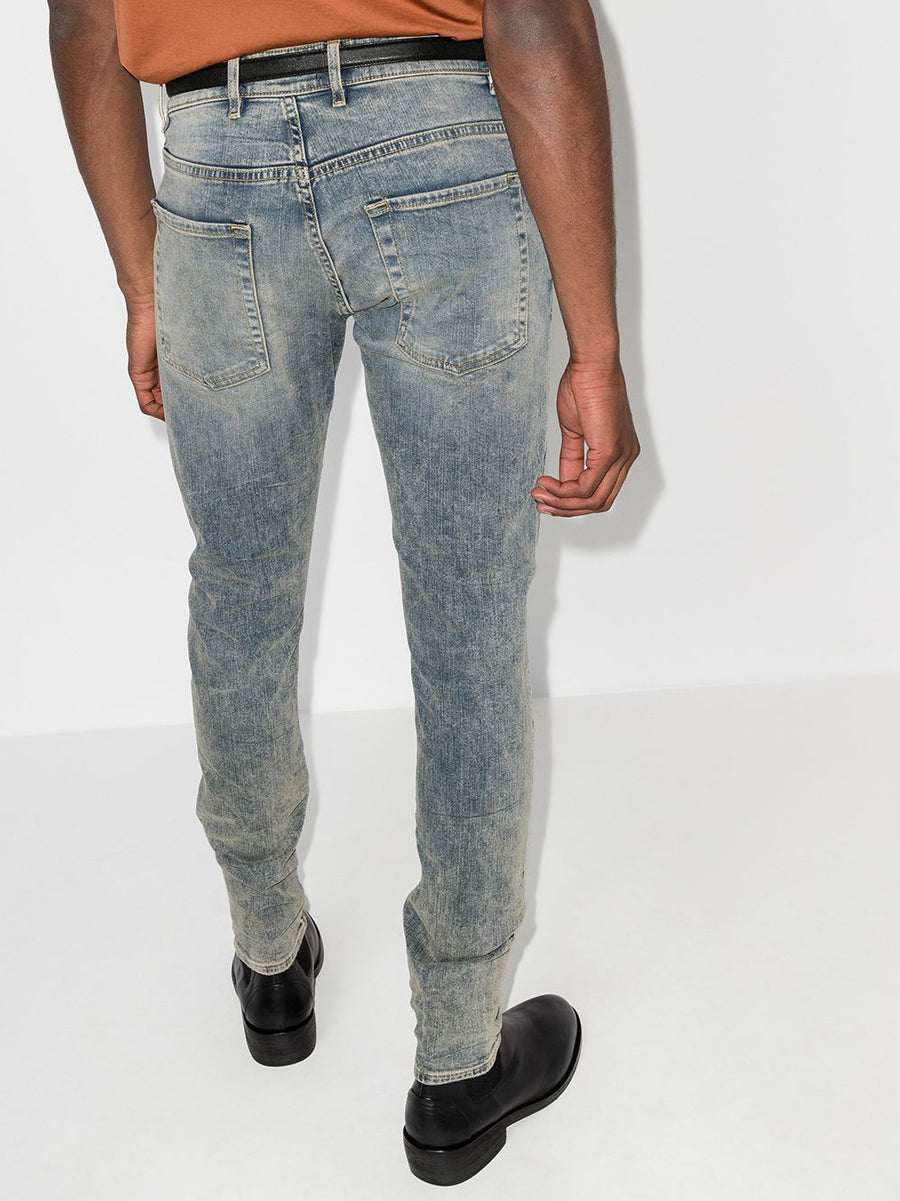 REPRESENT RIPPED-DETAILING SKINNY JEANS