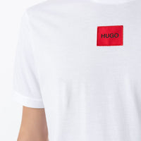 HUGO LOGO-PATCH COTTON T-SHIRT