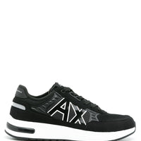 ARMANI EXCHANGE AX LOGO PANELLED LOW-TOP SNEAKERS