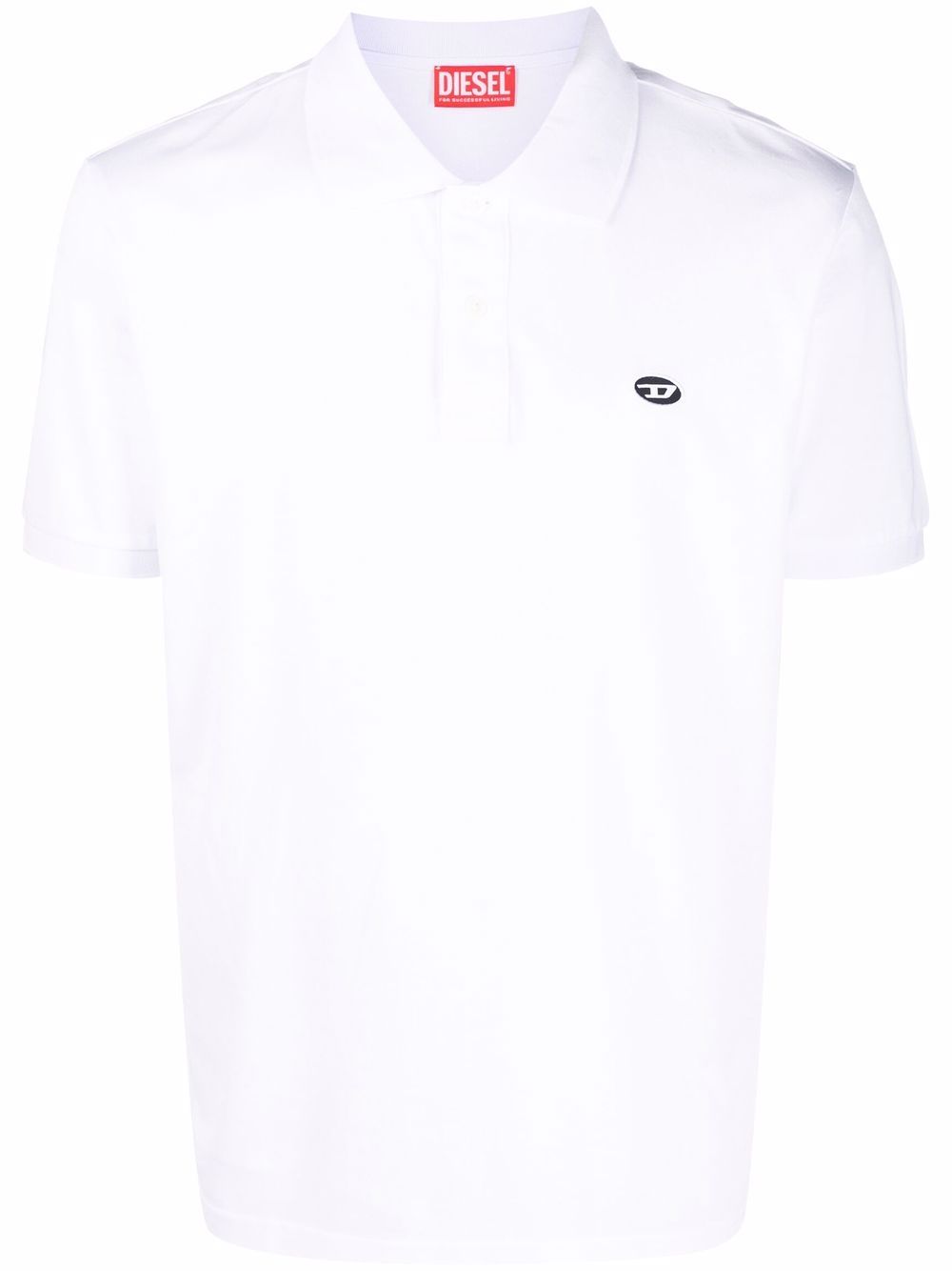 DIESEL EMBROIDERED-LOGO POLO SHIRT