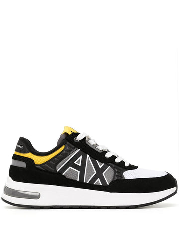 ARMANI EXCHANGE AX LOGO PANELLED LOW-TOP SNEAKERS