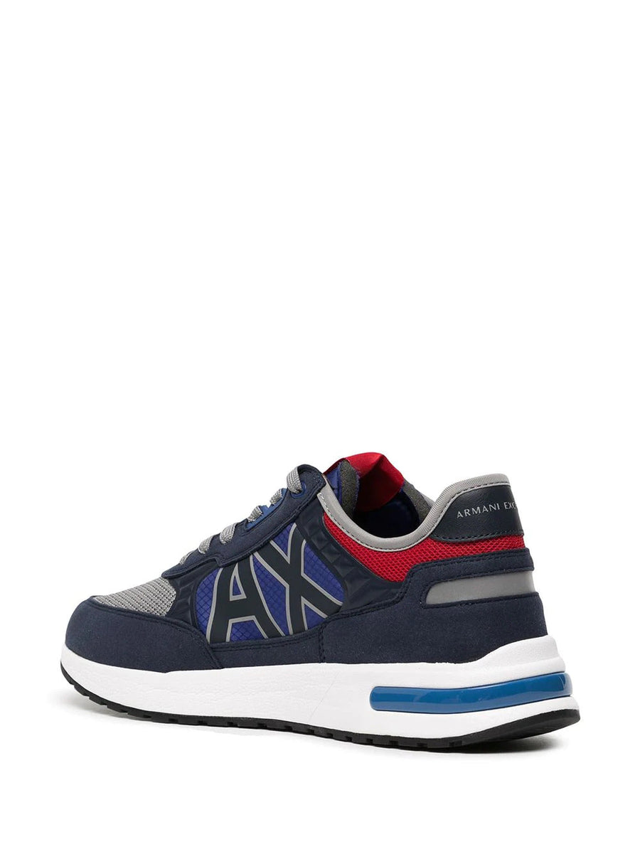 ARMANI EXCHANGE AX LOGO PANELLED LOW-TOP SNEAKERS