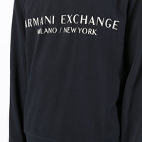 ARMANI EXCHANGE LOGO-PRINT COTTON SWEATSHIRT