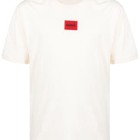 HUGO LOGO-PRINT COTTON T-SHIRT