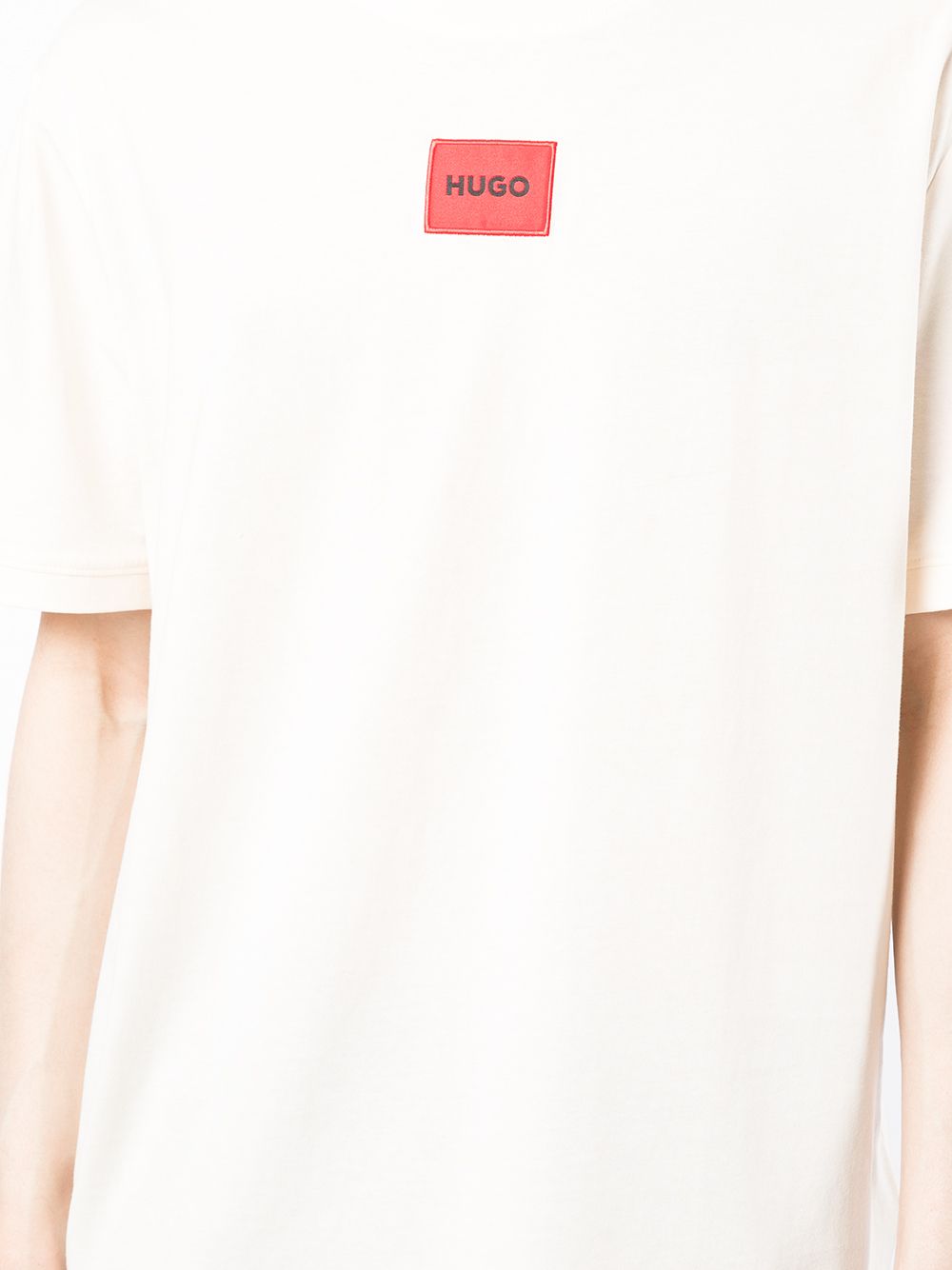 HUGO LOGO-PRINT COTTON T-SHIRT