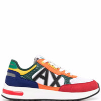 ARMANI EXCHANGE PANELLED LOW-TOP SNEAKERS