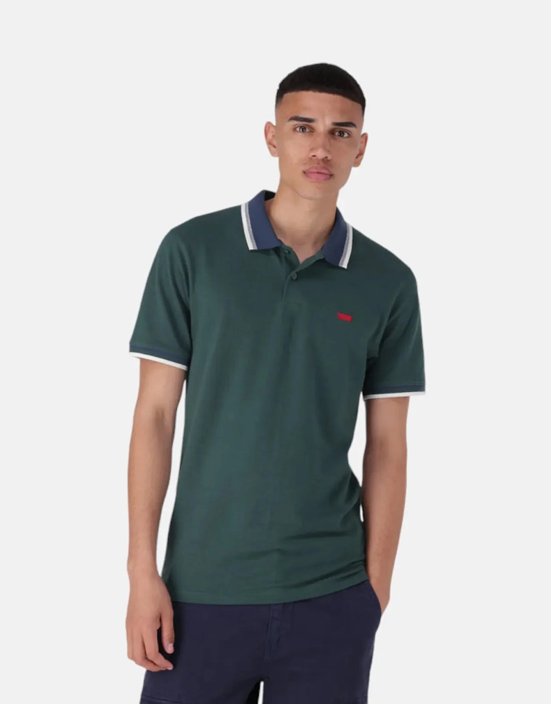 Levi's Slim Housemark Bisto Green Polo Shirt