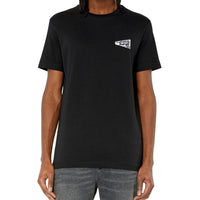 DIESEL T-DIEGOR-K58 T-SHIRT WITH BRAVE INDUSTRY LOGO PATCH