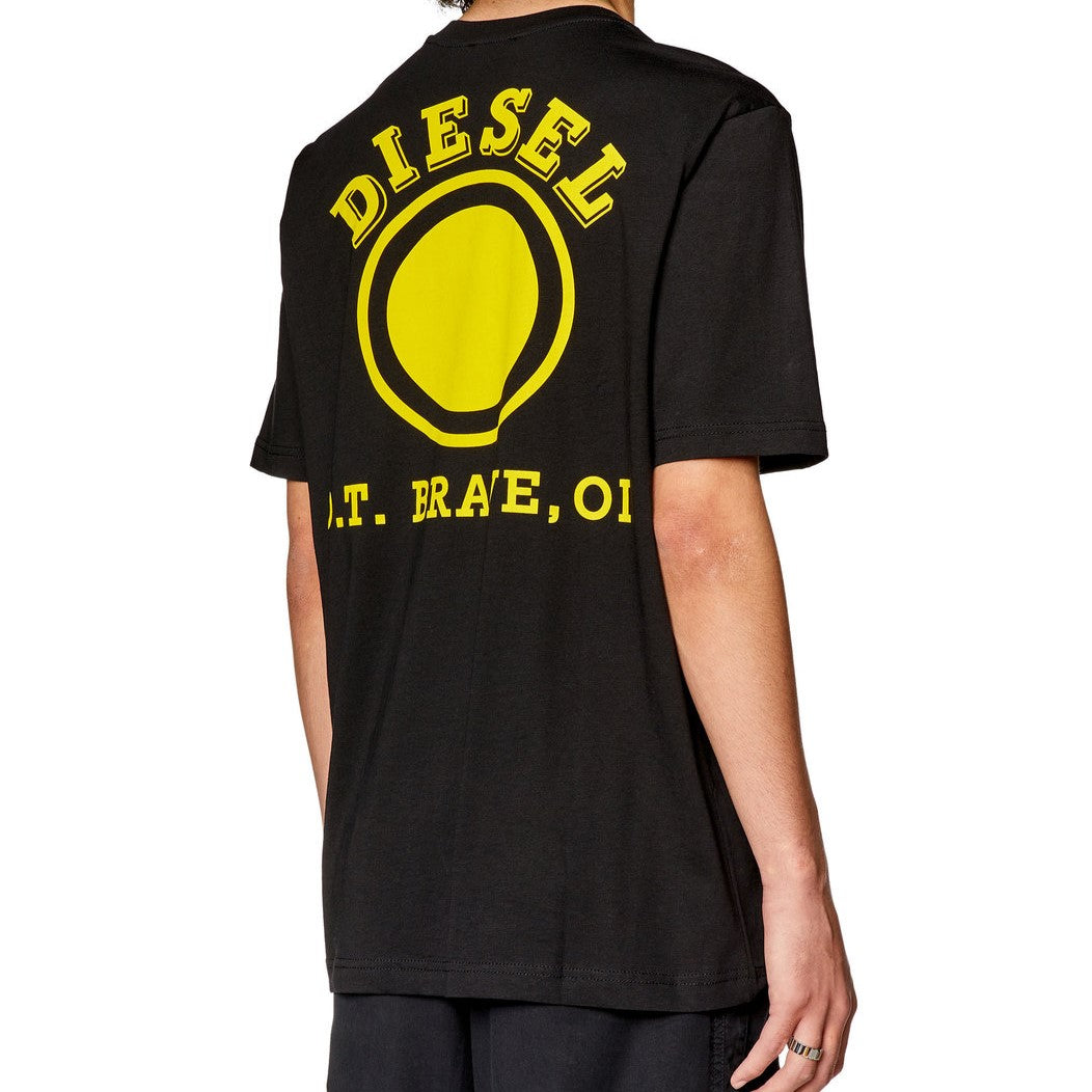 DIESEL T-JUST-K4 T-SHIRT WITH DIESEL O.T. BRAVE