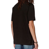 DIESEL T-JUST-L22 T-SHIRT WITH OUTLINE LOGO PRINT