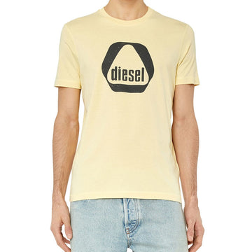 DIESEL T-DIEGOR-G10 T-SHIRT WITH UTILITY LOGO PRINT