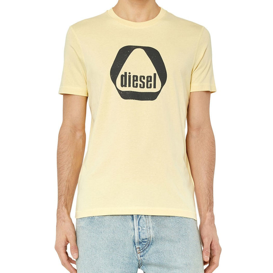 DIESEL T-DIEGOR-G10 T-SHIRT WITH UTILITY LOGO PRINT