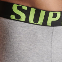 Superdry Organic Cotton Boxer Dual Logo Double Pack