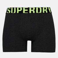 Superdry Organic Cotton Boxer Dual Logo Double Pack