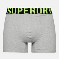 Superdry Organic Cotton Boxer Dual Logo Double Pack