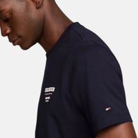 Tommy Hilfiger Global Stripe Navy T-Shirt