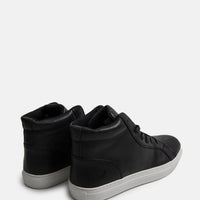 Polo Basic High Top Black Sneakers