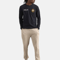 Polo Equestrian Long Sleeve Navy T-Shirt