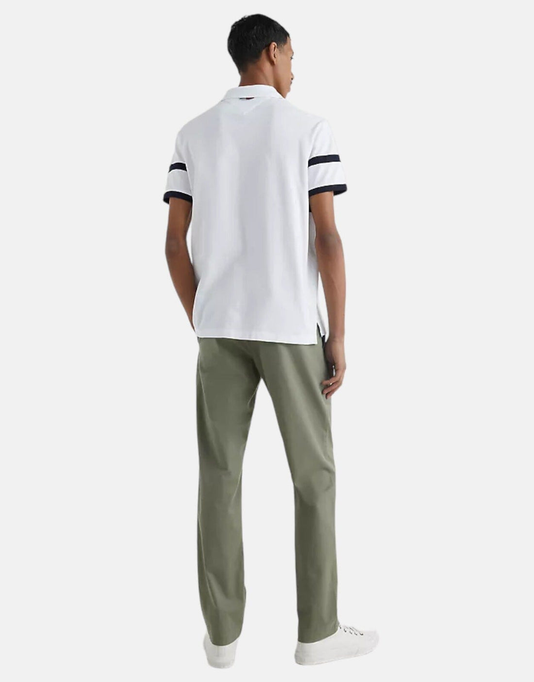 Tommy Hilfiger Regular Fit Colorblock Flag Polo Shirt