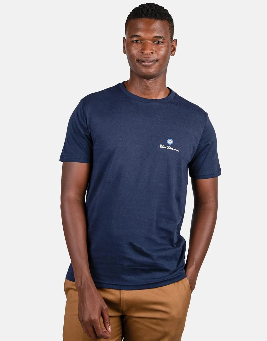 Ben Sherman Blue Target Print T-Shirt