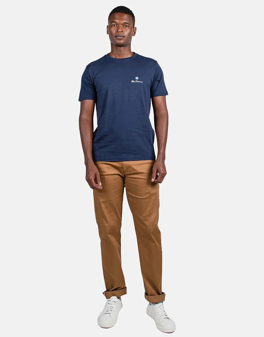 Ben Sherman Blue Target Print T-Shirt