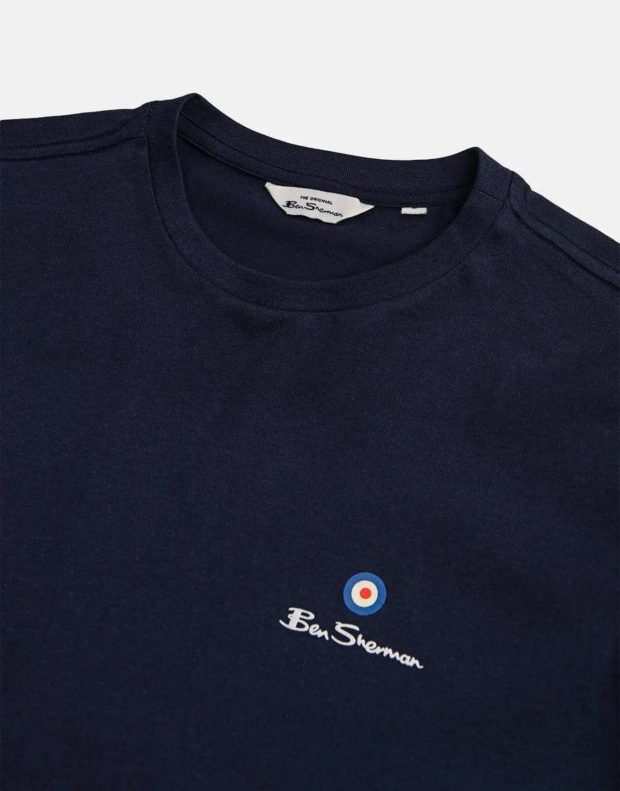 Ben Sherman Blue Target Print T-Shirt