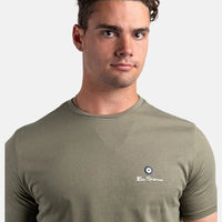 Ben Sherman Green Entry Target Print Crew T-Shirt