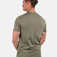 Ben Sherman Green Entry Target Print Crew T-Shirt