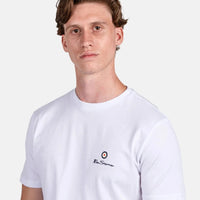 Ben Sherman White Entry Target Print Crew T-Shirt