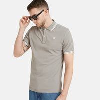 G-Star RAW Dunda Slim Stripe Polo Sharkskin