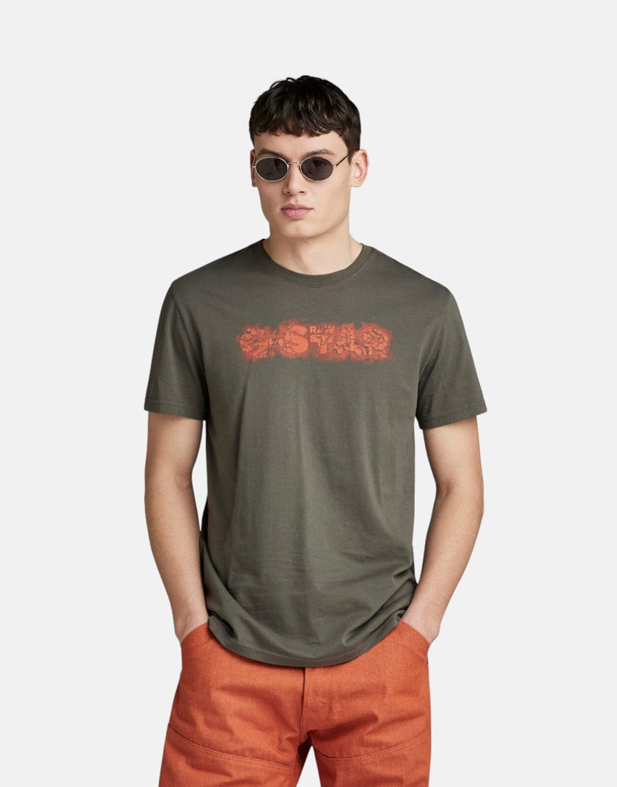 G-Star RAW Distressed Logo T-Shirt