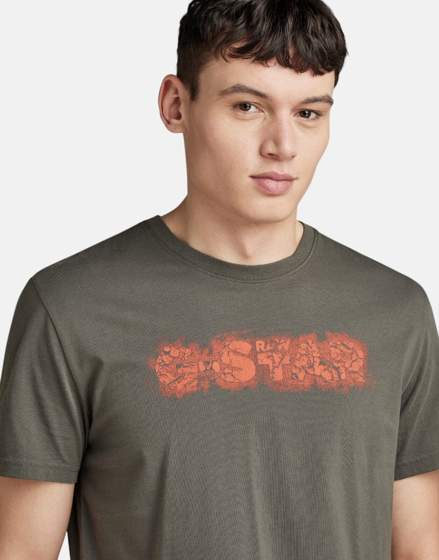 G-Star RAW Distressed Logo T-Shirt