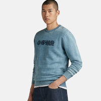 G-Star RAW Distressed Logo Sweatshirt