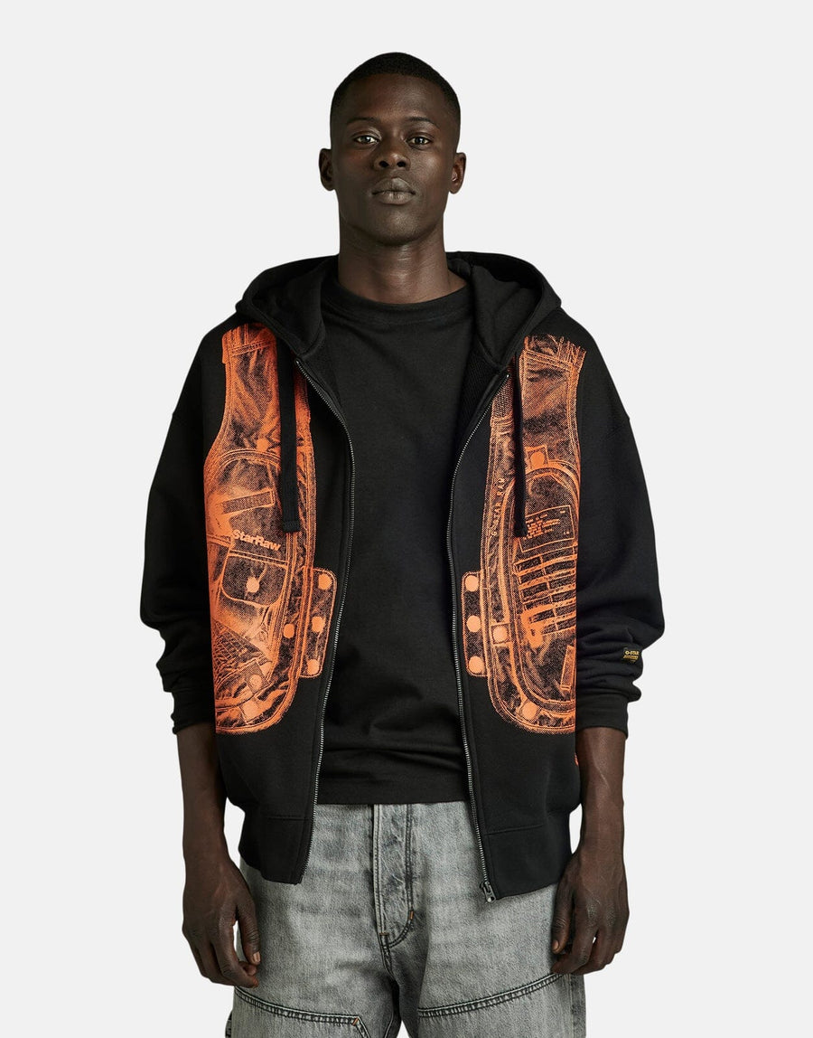 G-Star RAW Archive Vest Zip Through Sweatshirt