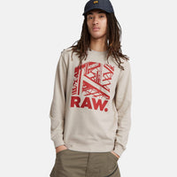 G-Star RAW Construction Sweatshirt Whitebait