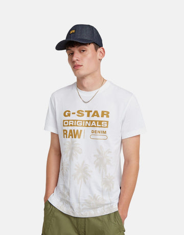 G-Star RAW Palm Originals White T-Shirt