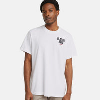 G-Star RAW Engine Back Graphic Loose T-Shirt White