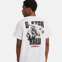 G-Star RAW Engine Back Graphic Loose T-Shirt White