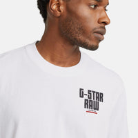 G-Star RAW Engine Back Graphic Loose T-Shirt White