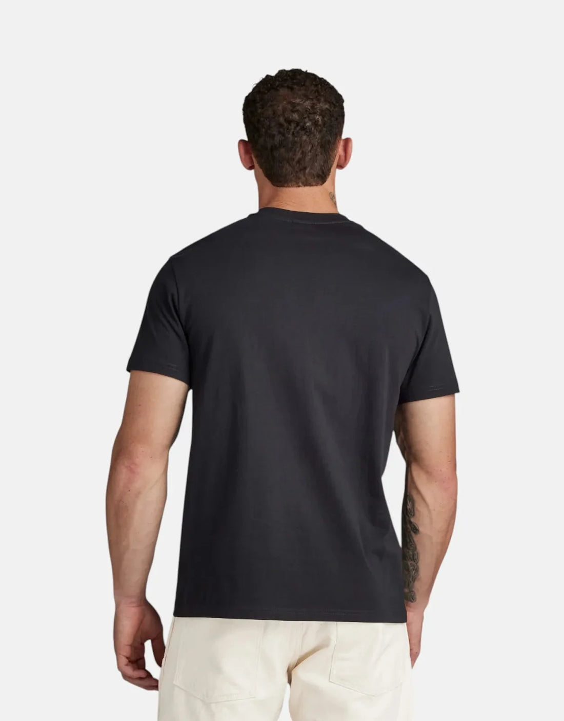 G-Star RAW Oblique Black Logo T-Shirt