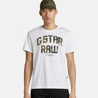 G-Star RAW Camo Artwork White T-Shirt