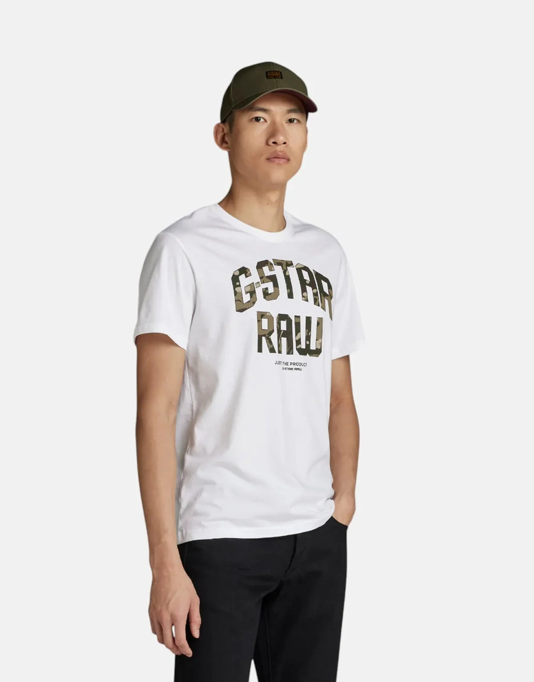 G-Star RAW Camo Artwork White T-Shirt