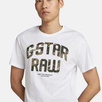 G-Star RAW Camo Artwork White T-Shirt