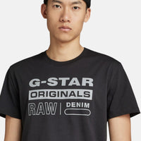 G-Star RAW Reflective Originals T-Shirt Dk Black